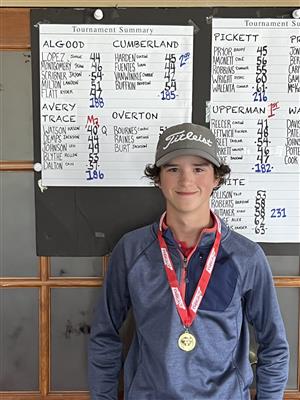 Picture of Kason Watson District Golf Winner